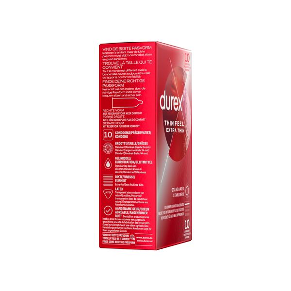 Durex Thin Feel Extra Thin kant 10 stuks